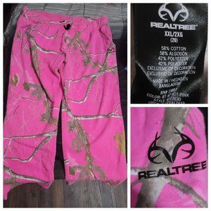 Pink camo sweat pant